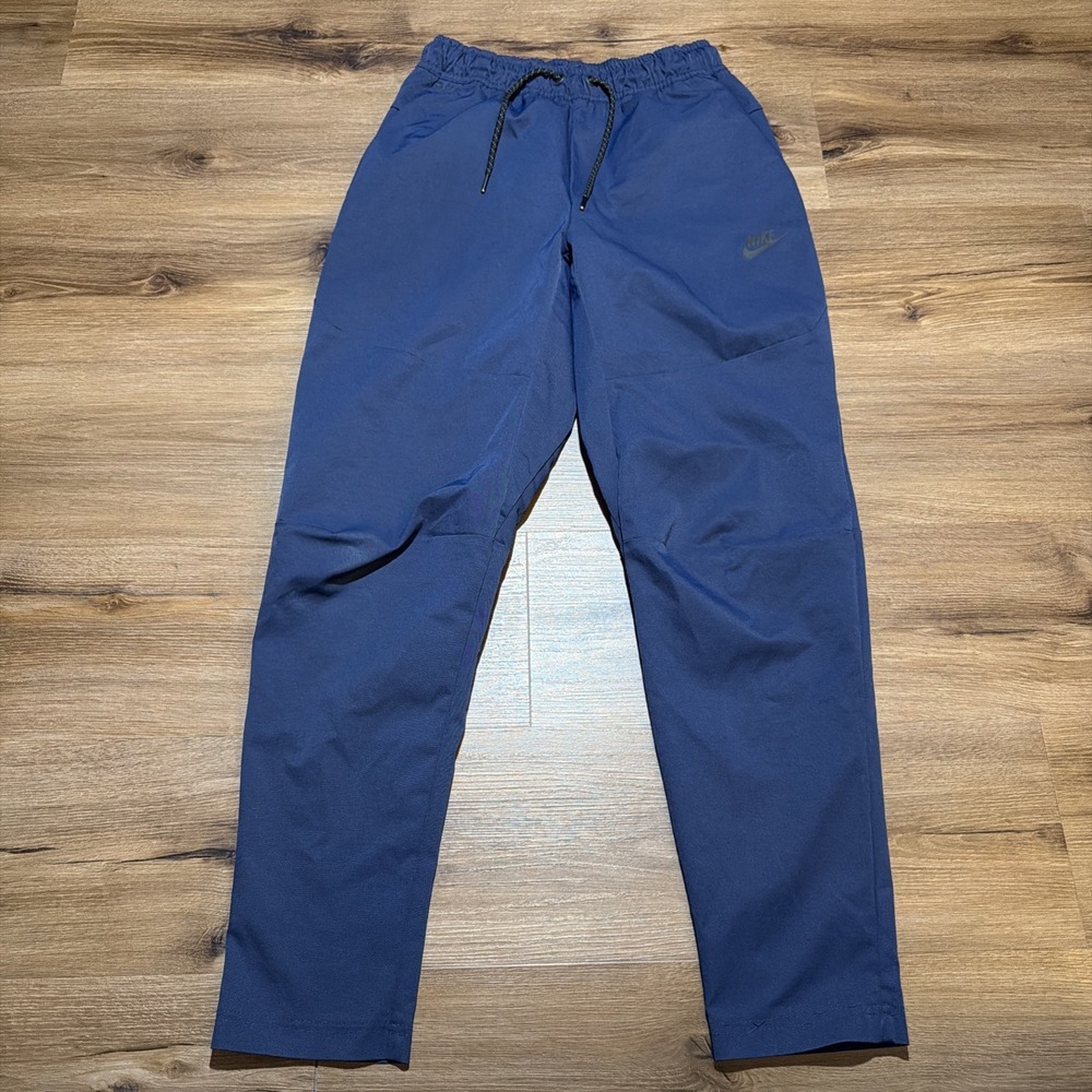 Nike Tech Essentials Men's Woven Pants Size S‎ Sportswear Commuter Tapered Navy